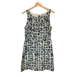 J.Crew Women's Silk Blend Shibori Print Sleeveless Mini Dress Size 8
